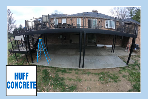 Concrete Patio and Driveway 3 Job 041124 - Cincinnati OH - Huff Concrete