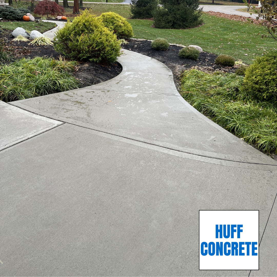 New entry path to front door of Concord Hills property