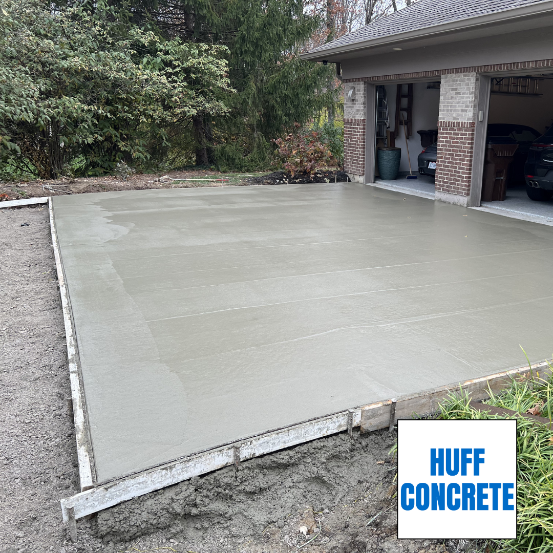 Concret driveway replacement on Concord Hills Dr near Kenwood and Madeira