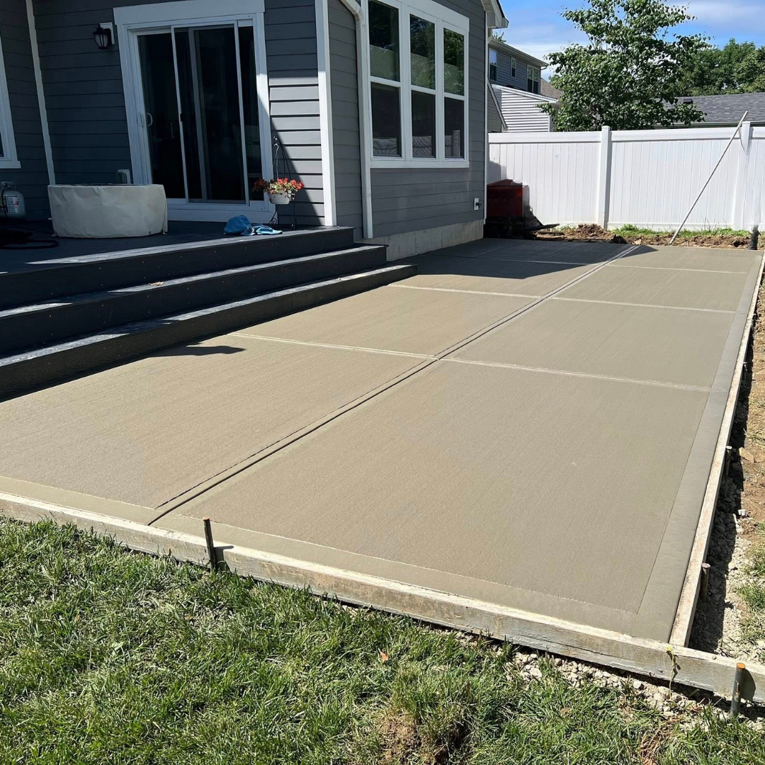 Concrete patios in Cincinnati by Huff Concrete
